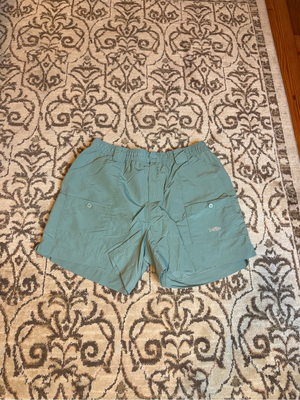 AFTCO green Outdoor Cargo Shorts 38 PREOWNED